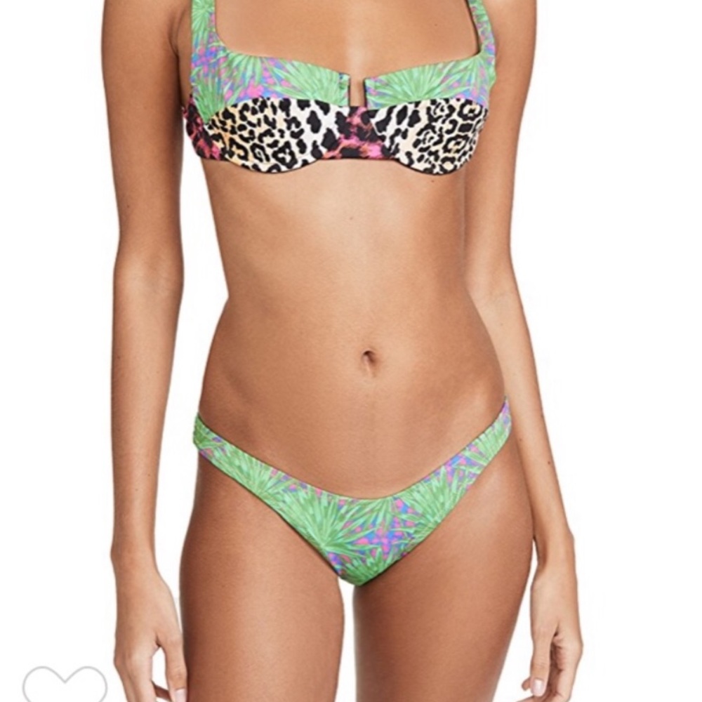 Reina Olga Tree Print Bikini Bottoms